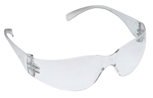 Picture of Peltor 1122800000100 Virtua Adult Clear Lens Polycarbonate Clear Frame 100 Per Case 1122800000100 11228-00000-100