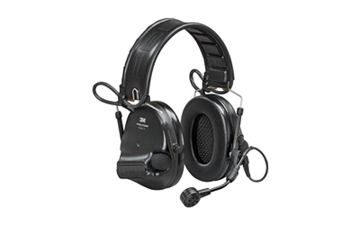 Picture of 3M/Peltor ComTac VI Defender, Electronic Earmuff, Matte Finish, Black, NIB (Natural Interaction Behavior) Wireless Technology, Includes Boom Microphone MT20H682FB-09NSVS