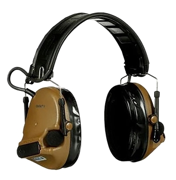 Picture of Peltor  ComTac V Hearing Defender Headset 23 dB Over the Head Coyote Brown Adult  MT20H682FB-09 CY