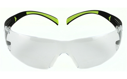 Picture of Peltor SF400PC8 Sport SecureFit 400 Adult Wraparound Clear Lens Polycarbonate Black Frame SF400PC8 SF400-PC-8