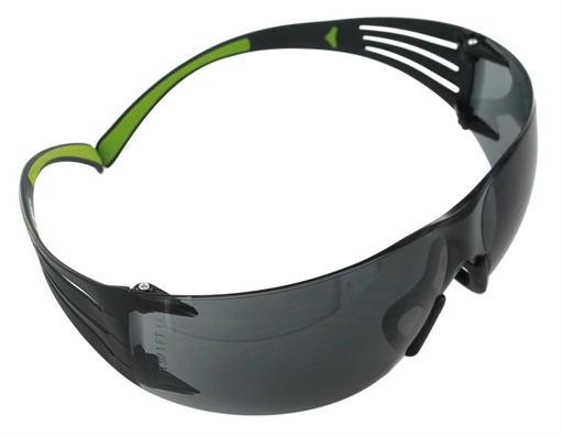 Picture of Peltor SF400PG8 Sport SecureFit 400 Adult Wraparound Gray Lens Polycarbonate Black Frame SF400PG8 SF400-PG-8