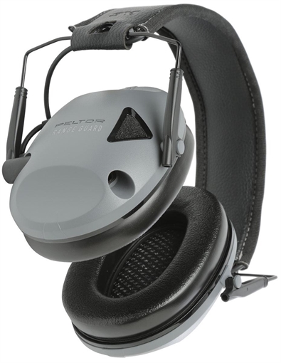 Picture of Peltor RGOTH4 Sport RangeGuard Polymer 21 dB Over the Head Gray/Black Adult 1 Pair RGOTH4 RG-OTH-4