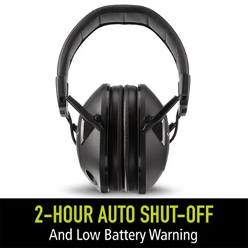 Picture of Peltor Sport Tactical 100 Electronic Ear Muffs 22dB Black TAC100-NS-8