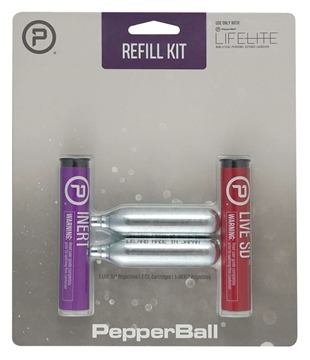 Picture of PEPPERBALL REFILL KIT 5 INERT 5 LIVE 2 CO2 970-01-0178 970010178