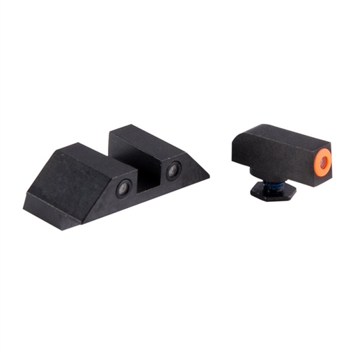 Picture of Night Fision GLOCK 17/19/33/46 ORANGE FRONT & BLACK SQUARE NOTCH REAR GLK-001-003-OGZG
