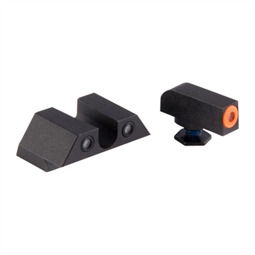 Picture of Night Fision GLOCK 42/43 ORANGE FRONT & BLACK U-SHAPED NOTCH REAR GLK-003-007-OGZG