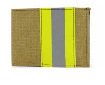 Picture of Perfect Fit Firefighter Gold Matrix Bifold CC Wallet - 3.50''x4.50'' 107-FF-GY