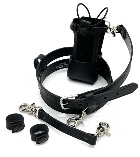 Picture of Perfect Fit Firefighter Radio Holder w/ Beltslide & D-Rings Bundle 9105-FM-B-BD