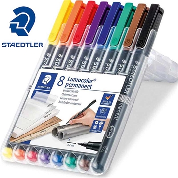 Picture of STAEDTLER Permanent Uni Superfine 8pk AC WP8 4007817308585