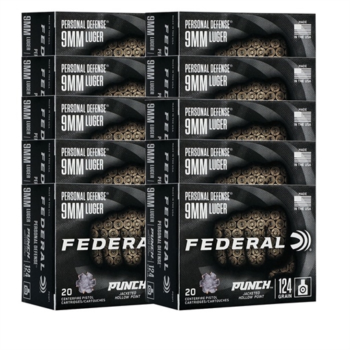Picture of PERSONAL DEFENSE PUNCH 9MM LUGER AMMO 100054160 -
