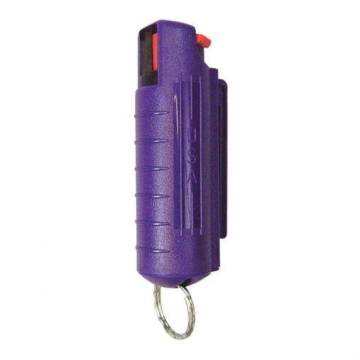 Picture of Personal Security Products Blue Heat Pepper Spray .5 oz with Hard Case and Key Ring Purple EHC14PU-C