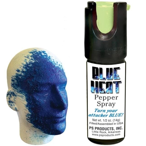 Picture of Personal Security Products Eliminator Blue Heat Pepper Spray 1/2 oz with Blue Dye EC14BH-C