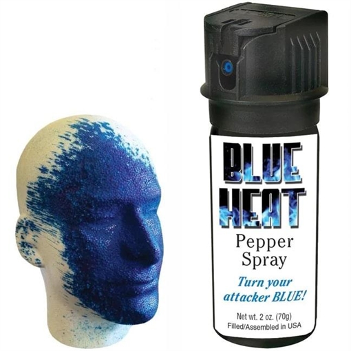 Picture of Personal Security Products Eliminator Blue Heat Pepper Spray 2 oz with Blue Dye EC60BHFT-C