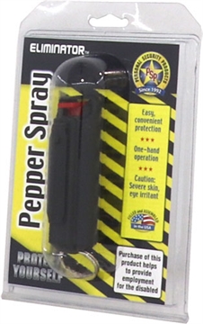 Picture of PSP PEPPER SPRAY w/ BLACK HARD CASE W/ KEY RING 1/2 OZ. EHC14C
