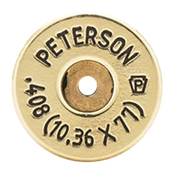 Picture of Peterson Cartridge PETERSON BRASS 408 (10.36X77) 200BX 40023-I