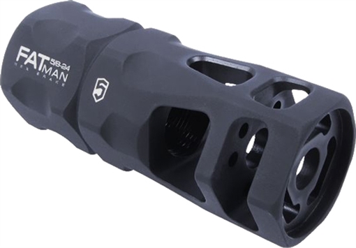 Picture of Phase 5 Weapon Systems FATman Hex Brake, 5/8 x 24 RH, Parkerized Finish, 308WIN/762NATO/300BLK FATman-5/8-24