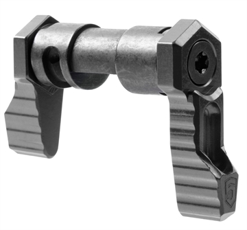 Picture of Phase 5 Weapon Systems Ambidextrous 90-Degree Safety Selector, Black Anodized Finish, Levers are Machined from 6061-T6 Billet Aluminum, Central Core is Machined from Carbon Steel SAFE90-BLK SAFE90BLK