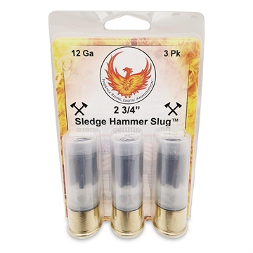 Picture of Phoenix Rising Sledge Hammer - Large HP Slug Shotshell 12ga 2-3/4" 685gr Slug 5/ct PR-SLEDGEHAMMER