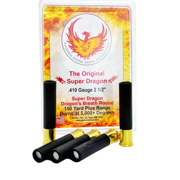 Picture of Phoenix Rising Super Dragon Dragon's Breath Shotshell 410ga 2-1/2" 150yd 5/ct PR-.410 DRAGONS BREATH
