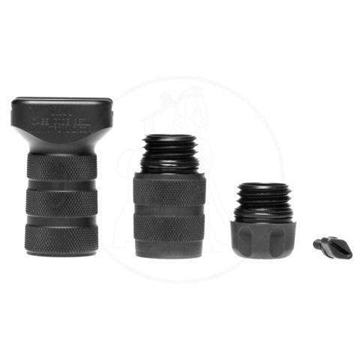 Picture of TROY MODULAR COMBAT ALUMINUM GRIP BLACK REMOVABLE MIDDLE FOR STUBBY GRIP W/ STORAGE SGRI-TRG-A0BT-00