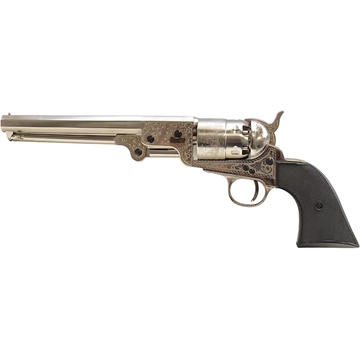 Picture of Pietta Pietta 1851 Navy Blackpowder Revolver .44 Cal 7.5in. Nickle REN44/UM/BL2H