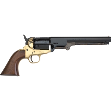 Picture of Pietta Pietta 1851 Navy Confederate Blackpowder Revolver .44 Cal 7.5in Brass Frame/Blued Brl&CYL +CYL 6rd CFT44+1