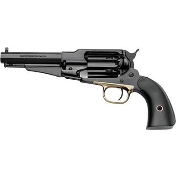 Picture of Pietta Pietta 1858 Sheriff Blackpowder Revolver .44 Cal 5.5 in. Blued Steel w/BLK Wood Grip 6 rd PF58ST44512BW