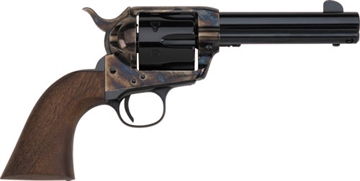 Picture of Pietta 1873 Great Western II Californian 45 Colt (Long Colt) 6rd 4.75" Blued Steel Barrel & Cylinder, Color Case Hardened Steel Frame, Walnut Grip, Exposed Hammer HF45CHS434NM