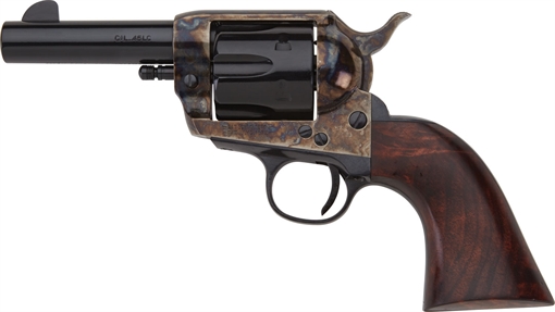 Picture of Pietta 1873 Great Western II Sheriff 45 Colt (Long Colt) 6rd 3.50" Blued Steel Barrel & Cylinder, Color Case Hardened Steel Frame, Walnut Grip, Exposed Hammer HF45CHS312NM