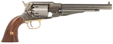 Picture of Pietta 1858 Old West 44 Cal 8" 6rd Old Silver Frame, Cylinder & Barrel, Walnut Grip PF58OW448