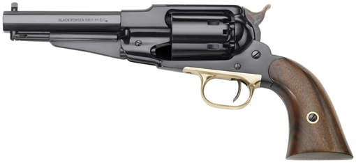 Picture of Pietta 1858 Army Remington Sheriff 44 Cal 5.50" 6rd Blued Frame, Cylinder & Octagon Barrel, Walnut Grip PF58ST44512