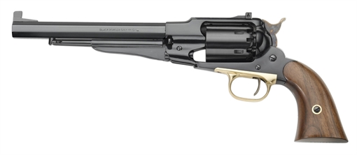 Picture of Pietta 1858 Remington Target Model 44 Cal 6rd 8" Blued Octagonal Steel Barrel, Cylinder & Frame, Walnut Grip, Brass Trigger Guard PF58STT448