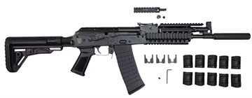 Picture of PIONEER ARMS GROM 5.56 M4 TELE QUAD RAIL FAUX SUPP 30RD POLAKGROMFTTSR556
