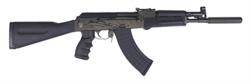 Picture of PIONEER ARMS GROM 7.62X39 FT BLACK POLY FAUX SUPPRESSOR POL-AK-GROM-FT-P POLAKGROMFTP