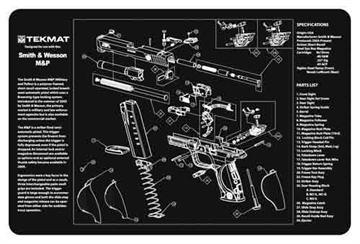 Picture of Tek Mat TEKMAT PISTOL GUN CLEANING MAT FOR SMITH & WESSON M&P TEK-R17-SW-MP