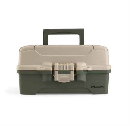 Picture of PLANO 1 TRAY TACKLE BOX GREEN/TAN P000402