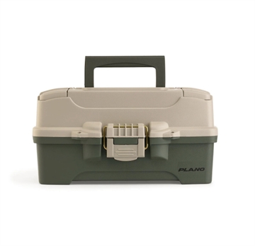 Picture of PLANO 1 TRAY TACKLE BOX GREEN/TAN P000402