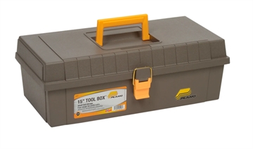 Picture of Plano 15 Tool Box Graphite Gray W/ Yellow Latch 100000