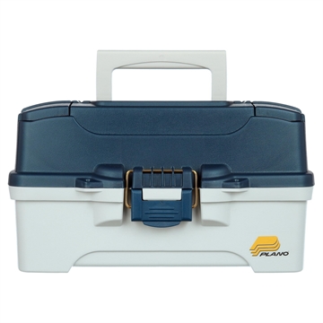 Picture of PLANO 2 TRAY TACKLE BOX W/ DUAL TOP ACCESS BLUE/WHITE 620206