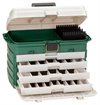 Picture of PLANO FOUR DRAWER TACKLE BOX- GREEN METALLIC / SILVER 758005