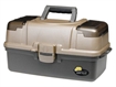 Picture of PLANO LG. 3 TRAY TACKLE BOX- GRAPHITE & SANDSTONE 613403