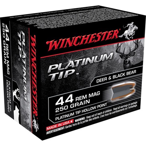 Picture of Winchester 44 REMINGTON MAGNUM 250GR HOLLOW POINT 20/BOX S44PTHP