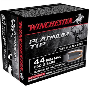 Picture of Winchester 44 REMINGTON MAGNUM 250GR HOLLOW POINT 20/BOX S44PTHP