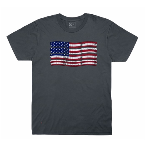 Picture of Magpul PMAG-FLAG COTTON T-SHIRT CHARCOAL 2X-LARGE MAG1180-010-2XL