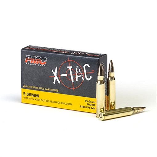Picture of PMC 556 XP 193 5.56 55GR FMJ 20RD BX 1000RD CASE 556XP193