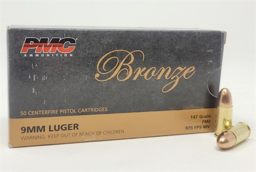 Picture of PMC AMMUNITION 9MM 147GR FMJ 50RD/BX PMC9H
