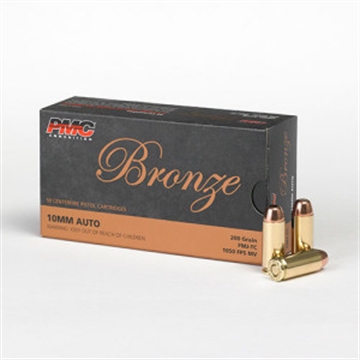 Picture of PMC Bronze 10mm Handgun Ammo - 200 Grain | FMJ-TC 10A