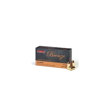 Picture of PMC Bronze .32 ACP Handgun Ammo - 60 Grain | JHP | 1000rd Case 32B