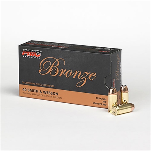 Picture of Pmc Ammunition, Inc. 40 S&W 165GR JACKETED HOLLOW POINT 50/BOX 40B