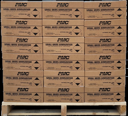 Picture of PMC Bronze .40 S&W Handgun Ammo - 165 Grain | FMJ-FP | 90000rd Pallet 40D